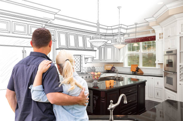 Professional Kitchen Flooring technician working in Bellaire, OH